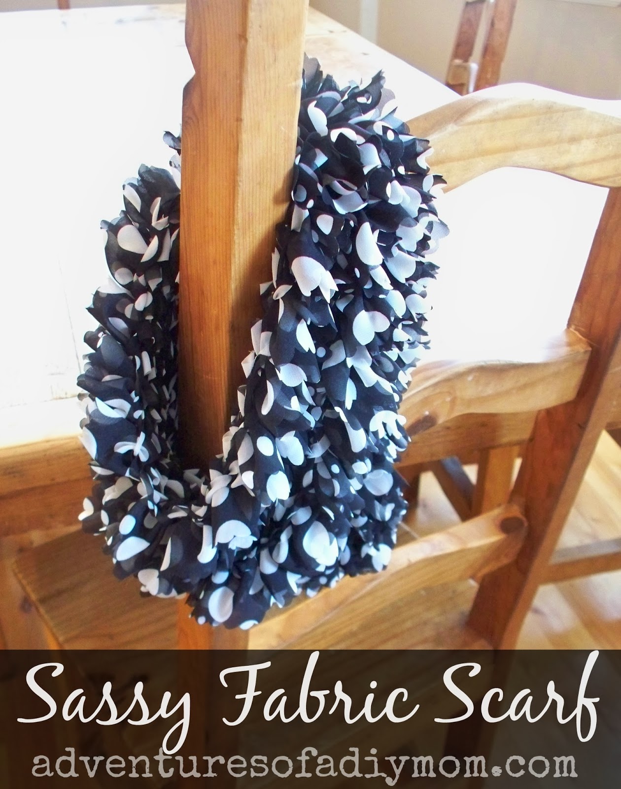Easy Sassy Fabric Scarf