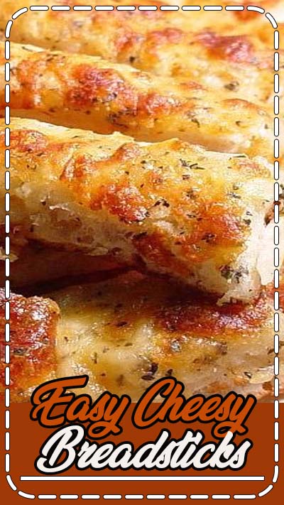 Make and share this Easy Cheesy Breadsticks recipe from GeniusKitchen.com.
