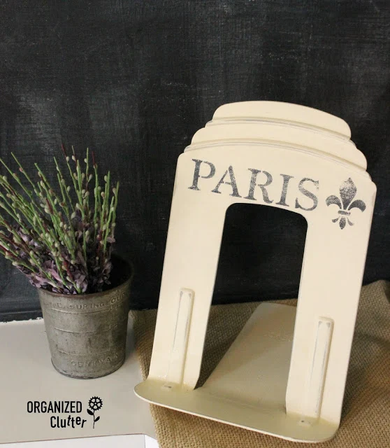 French Style Upcycle of a Thrift Shop Find #chalkpaint #stencil