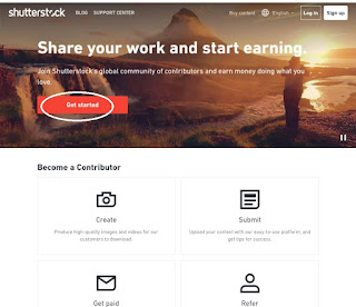 cara daftar shutterstock