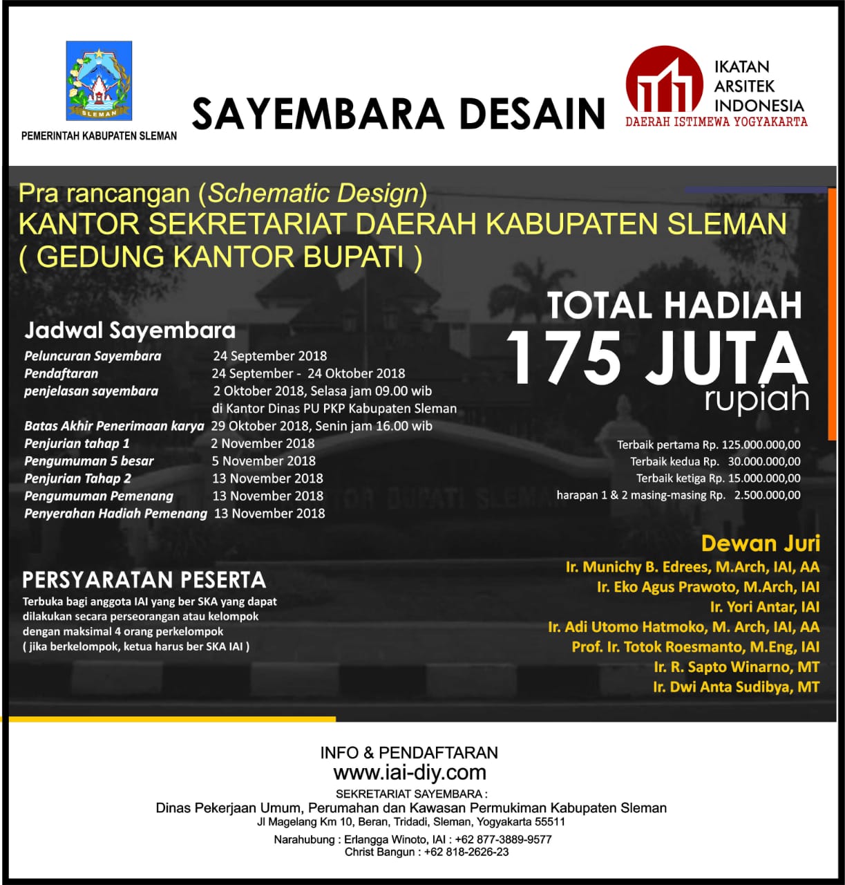Sayembara Desain Pra Rancangan Kantor Sekretariat Daerah Kabupaten Sayembara Desain Pra Rancangan Kantor Sekretariat Daerah Kabupaten
