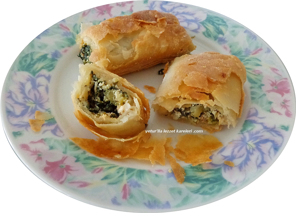 yetur�la lezzet el açması ıspanaklı kuru börek baklava