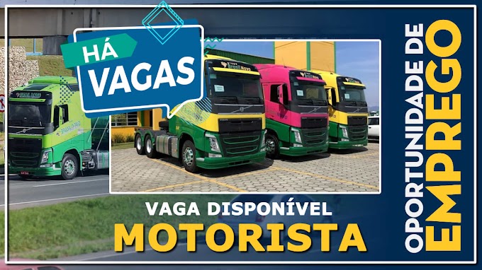 Transportadora Brasil novo abre vagas para Motoristas 