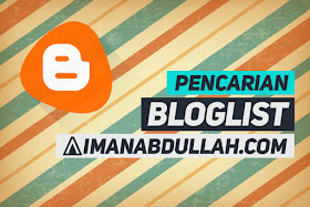 Segmen Pencarian Bloglist AIMANABDULLAH.COM