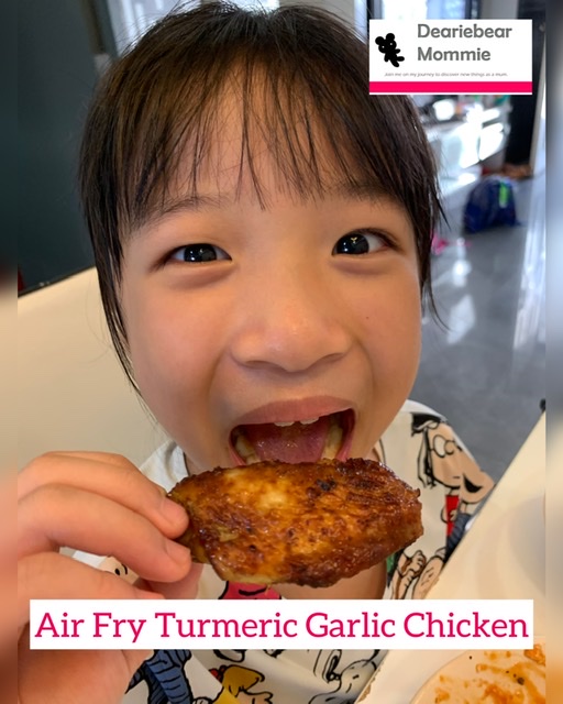 Deariebear Mommie Air Fry Turmeric Garlic Chicken (Philips XXL Air Fryer)
