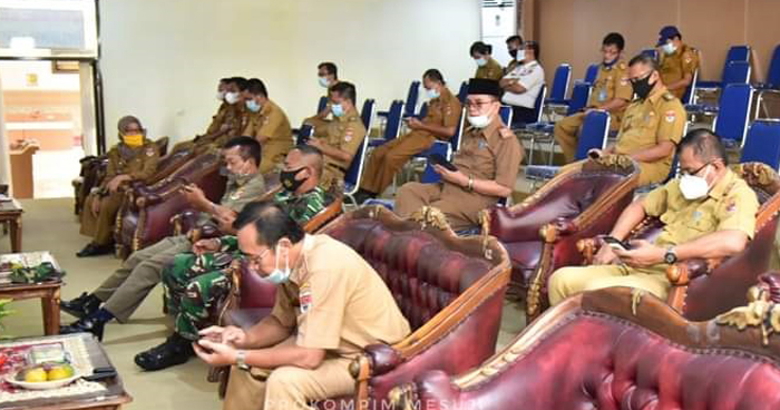DPRD Mesuji Menggelar SIdang Parupurna Penyampaian LKPJ Bupati TA 2020