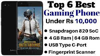 everyone want a feature loaded smartphone Best gaming phone under 10000 for Pubg