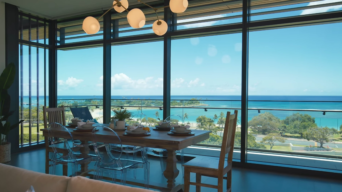 31 Interior Design Photos vs. 1388 Ala Moana Blvd #2801, Honolulu Luxury Penthouse Tour