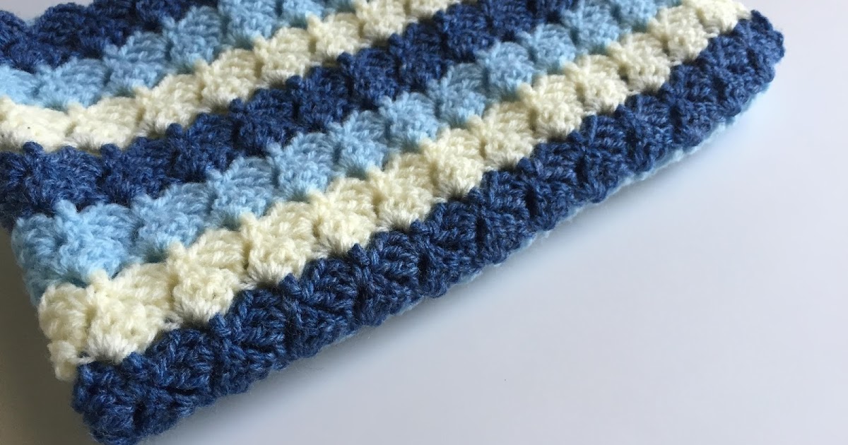 FREE CROCHET PATTERN BRICK STITCH BABY BLANKET