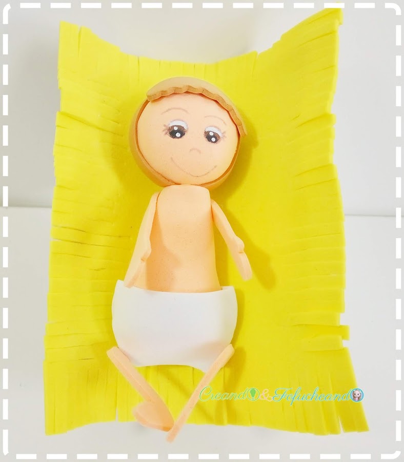 Fofucho-Niño-Jesús-paso-a-paso-cómo-hacer-un-portal-de-belén-nacimiento-o-pesebre-de-Fofuchos-creandoyfofucheando