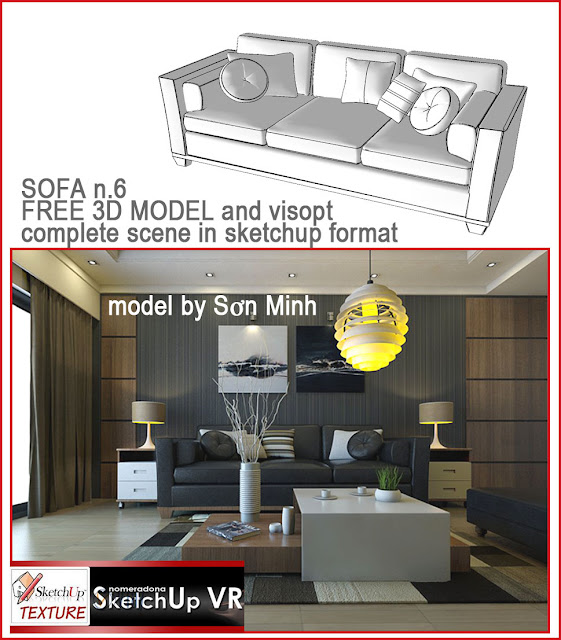  SKETCHUP FREE 3D MODEL SOFA #6 in addition to  VISOPT #7 