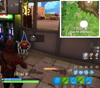  Fortnite, Battle Royale, Hungry Gnomes, Locations Guide, Salty Springs