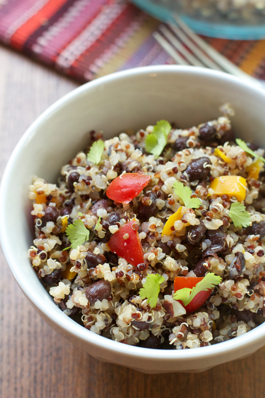 A Less Processed Life What's For Lunch Quinoa Black Bean Salad