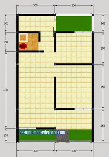 Desain Rumah Sederhana Minimalis Untuk Luas Tanah 60 M2