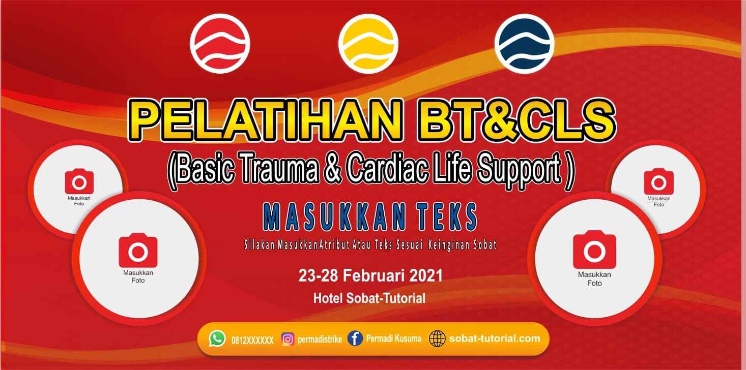 2 Desain Spanduk Pelatihan Corel draw Kosong Gratis (Free