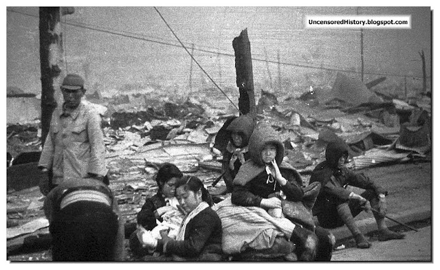 Tokyo homeless U.S. bombing March 10, 1945.