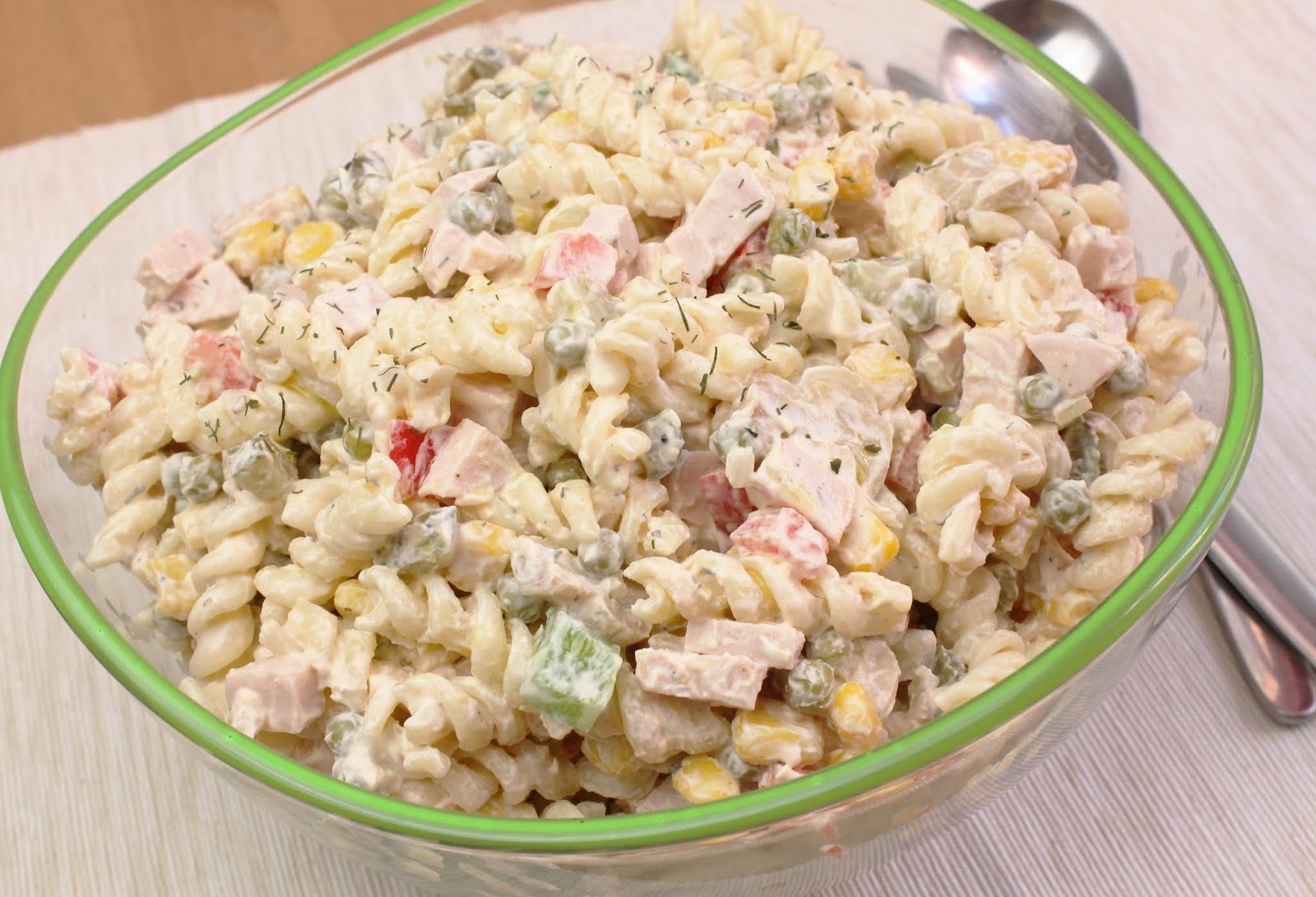 Pudica's Food Corner Pasta Salad German style