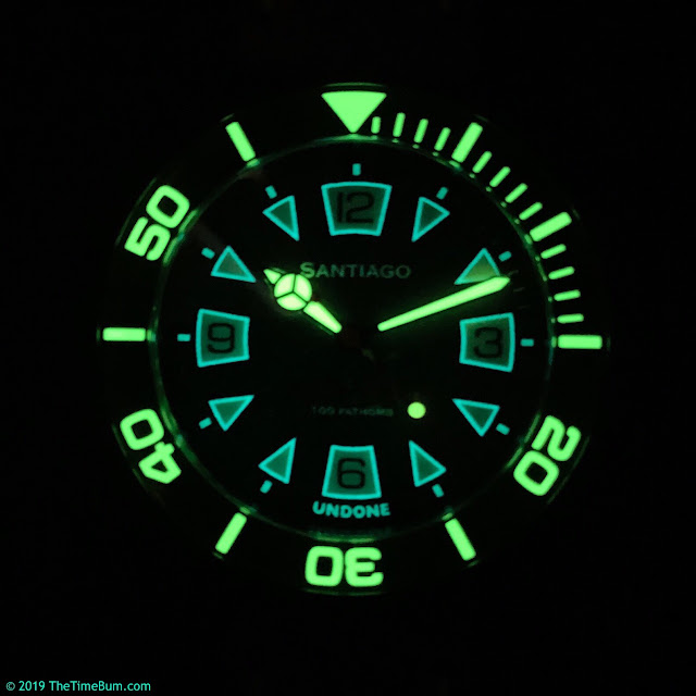 Undone Aqua Pro-Custom Time Bum Santiago lume