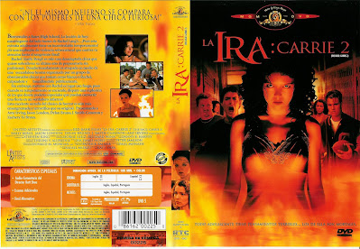 Carátula dvd: Carrie 2: La ira (1999)