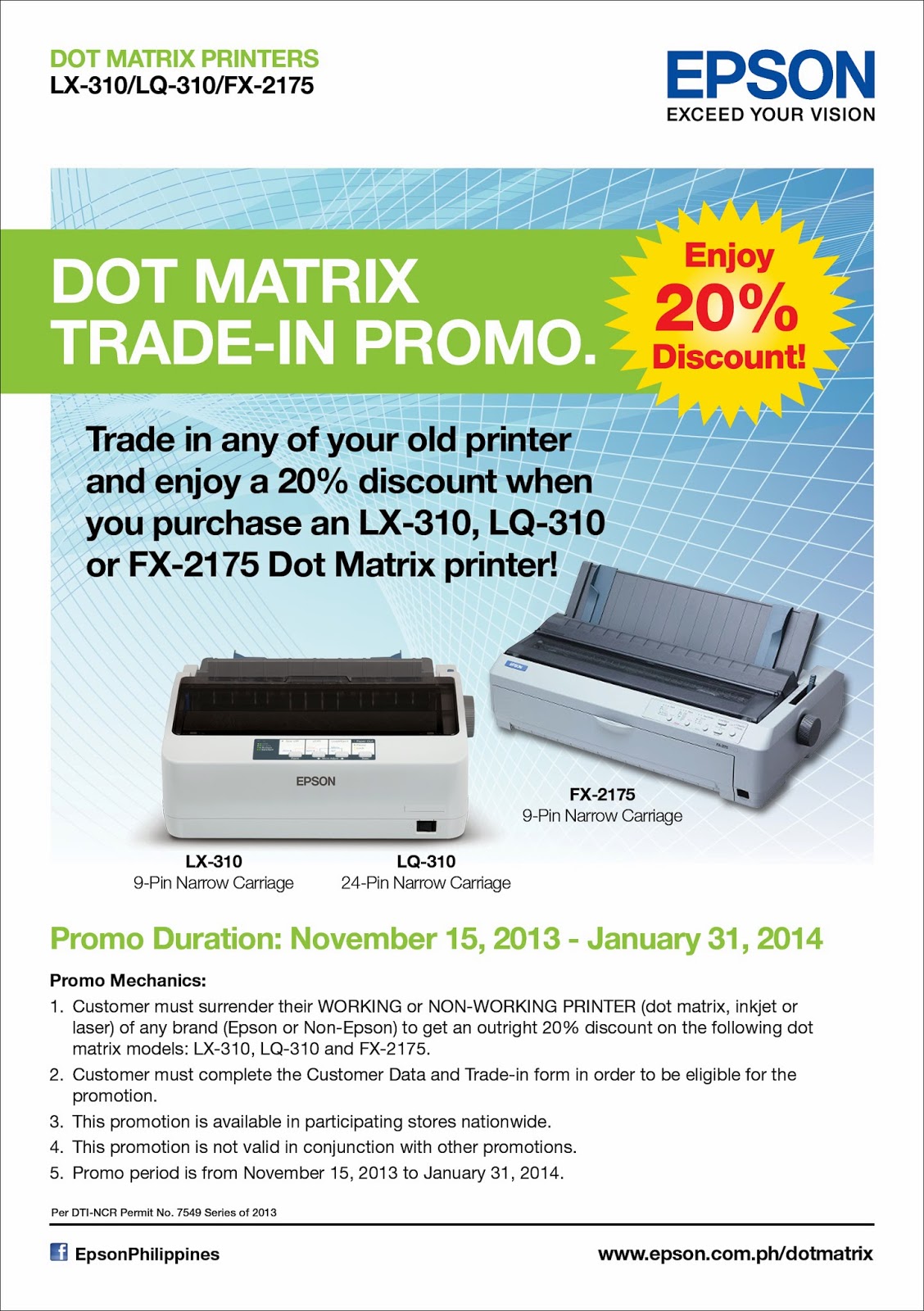 dot matrix printer lx 310