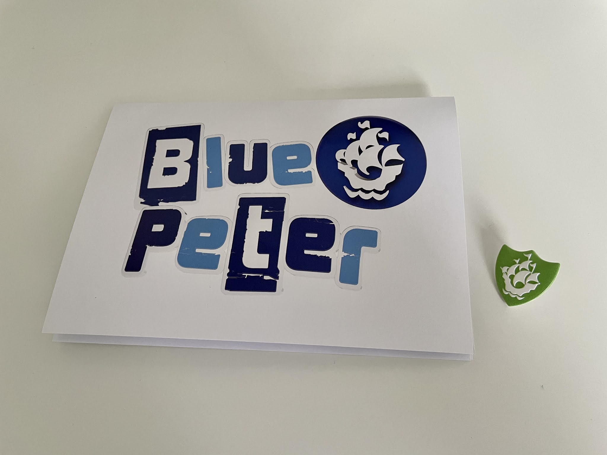 Green Blue Peter Badge Winner!