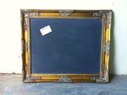 Gold Magnetic and Chalk Board **SOLD**