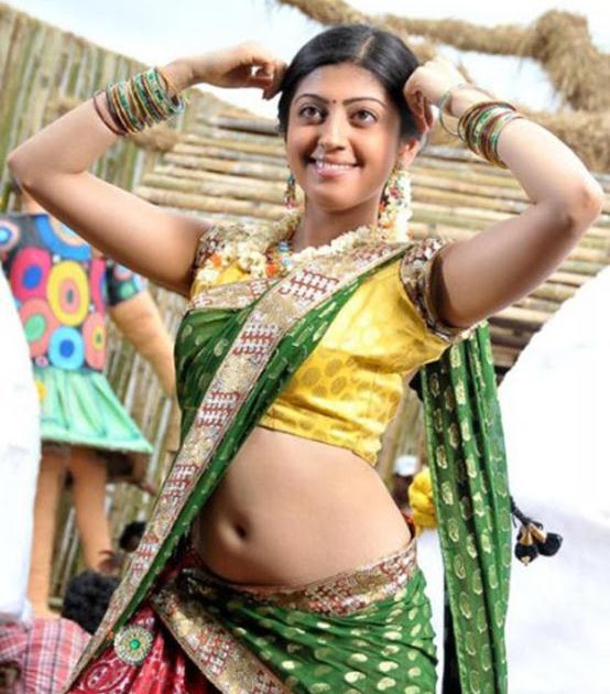 Pranitha Latest Hot Photo Stills in Half Saree Pics