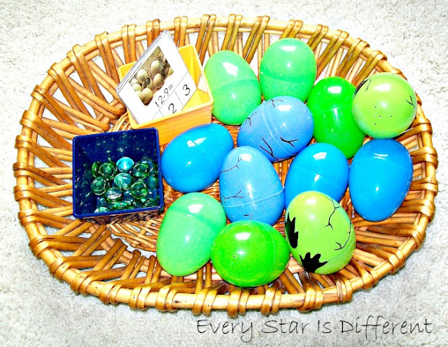 Dinosaur Egg Subtraction Activity