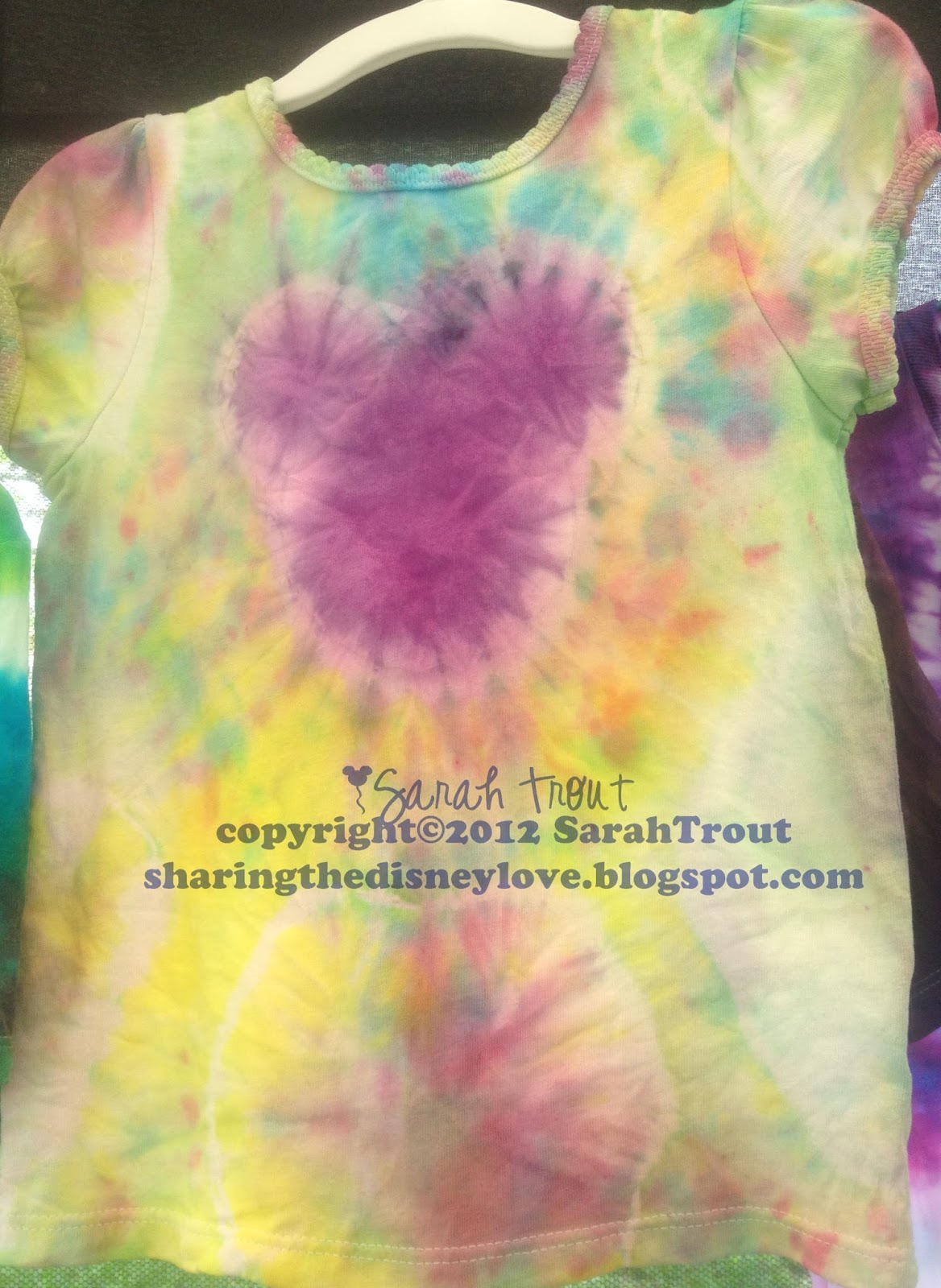 Sharing The Love: Tie Dye Mickey shirts