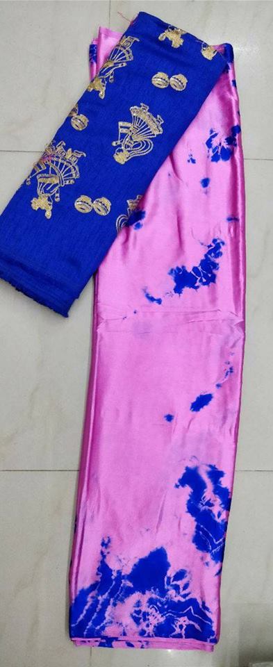 satin shibori dresses