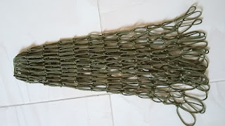 ถุงตาข่ายเชือกร่ม ขนาดยาว 70 ซม. ถุงตาข่ายเชือกร่ม ขนาดยาว 70 ซม.