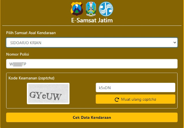 Cara Cek Pajak Kendaraan Jatim Online