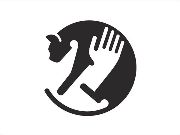 Negative Space Logo Design - 26 Contoh Desain Logo Negative Space - 26