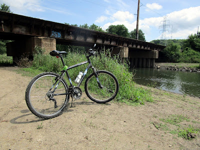 Bike and rail bridge