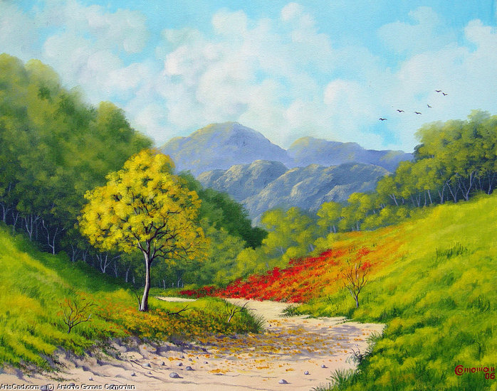 Antonio Gomes Comonian ~ Pintando paisagens com elegância.
