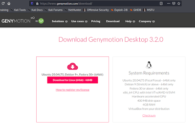 genymotion download page