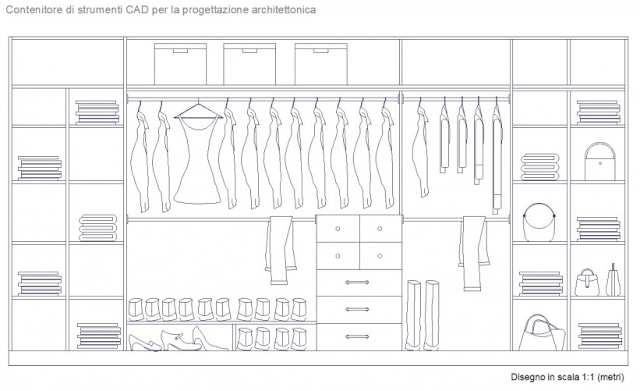 DETAIL CABINA ARMADIO DWG FILE