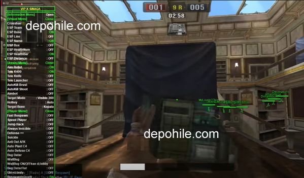 PointBlank Iomisware D3D Aimbot, Wall Hile Universal 2021