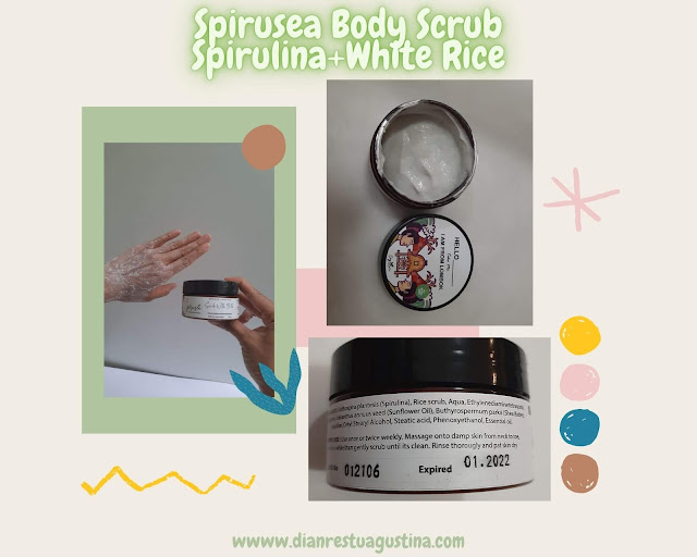 Spirusea Body Scrub Spirulina+White Rice