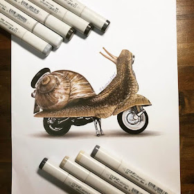 03-Snail-Vespa-Piaggio-Guanyu-Animal-Mashup-www-designstack-co
