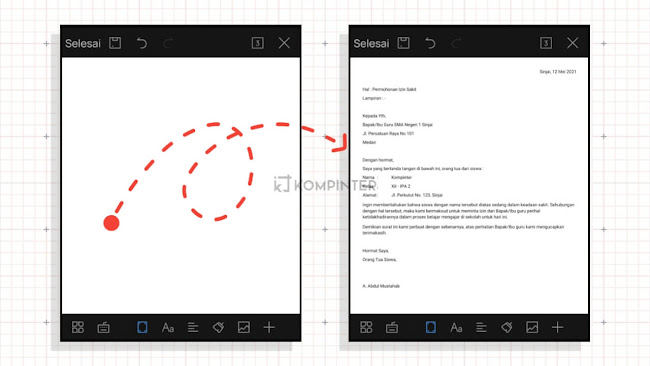 Membuat Lembar Surat di WPS Office Writer