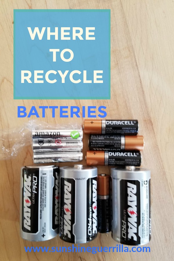 Where to Donate Batteries Sunshine Guerrilla