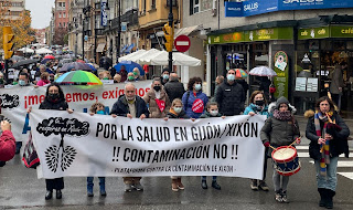 Comienzo de la manifestación por un aire sano