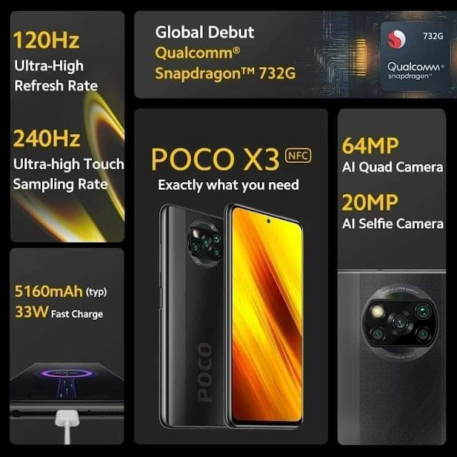 اضافات ومميزات هاتف Poco X3 NFC