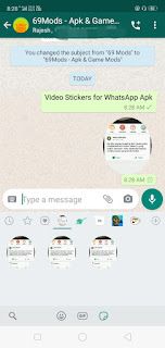 Video Stickers for WhatsApp Apk screenshot