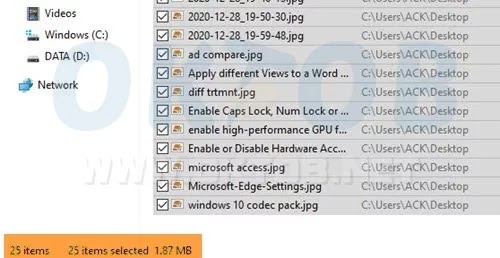 كيفية حساب عدد عناصر مجلد في Windows 10 كيفية حساب عدد عناصر مجلد في Windows 10