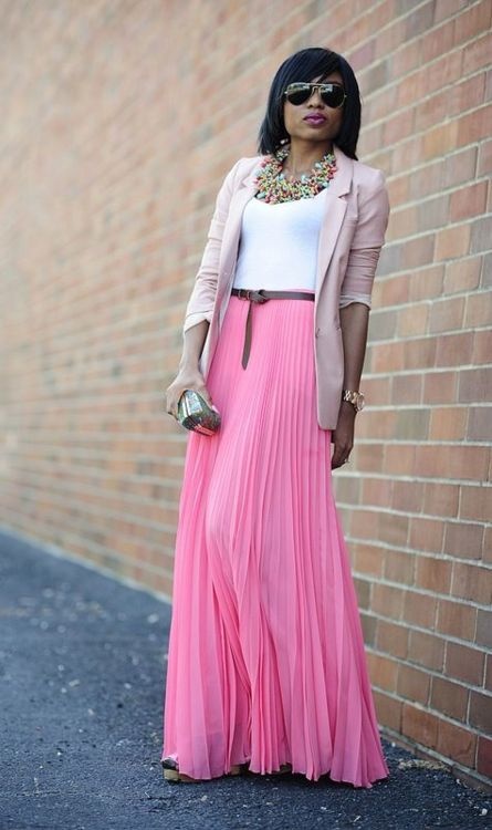 GlamNotes: 3 Ways to Wear a Maxi Skirt