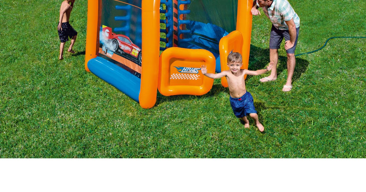 hot wheels inflatable car wash