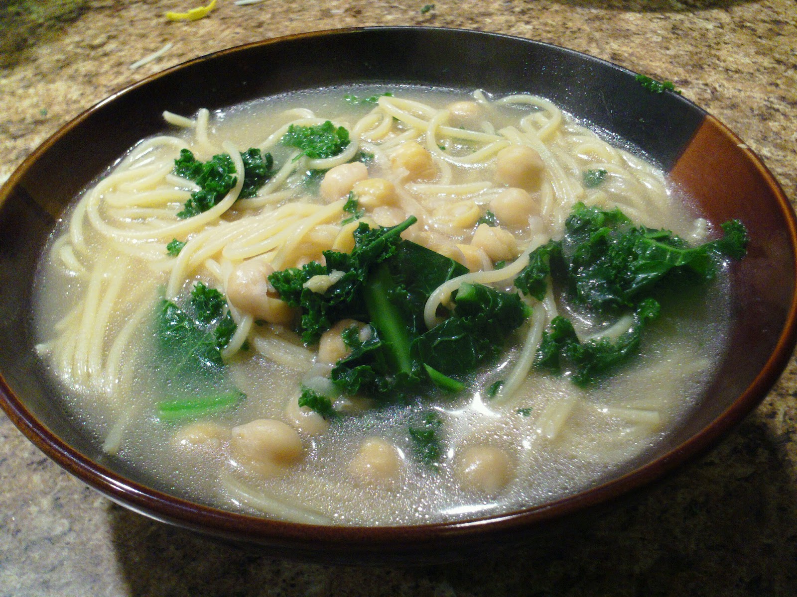 Recipe Chickpea & Kale Noodle Soup Bona Fide Boho