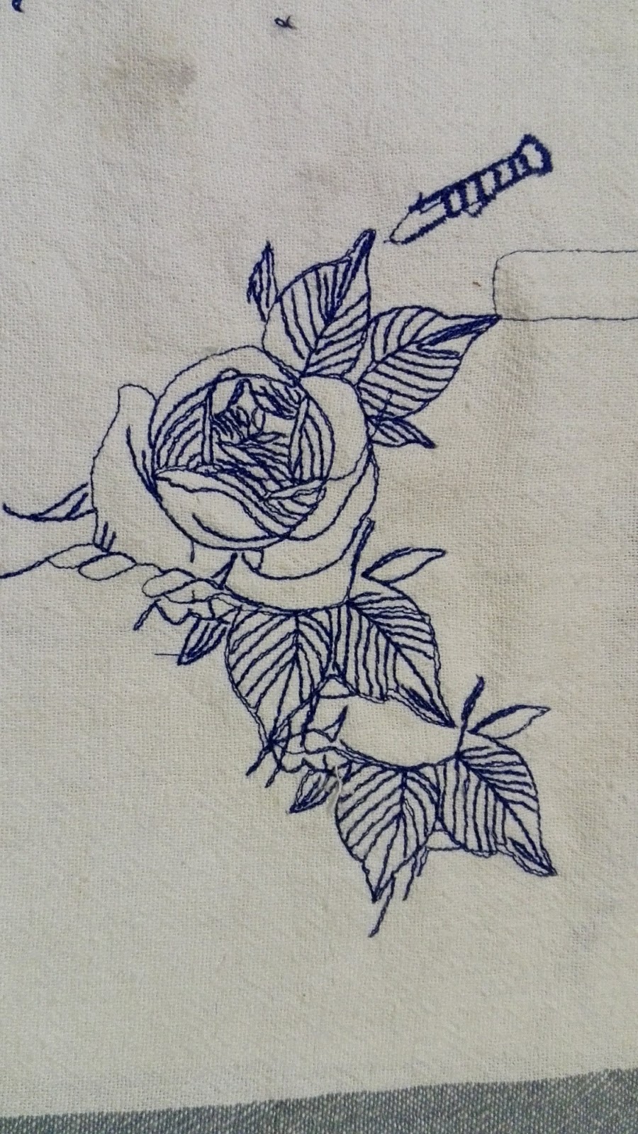 boxedcnc EMBROIDERY CNC first completed work